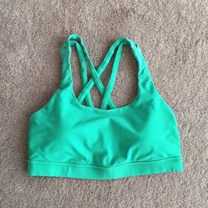 Lululemon Green Sports Bra